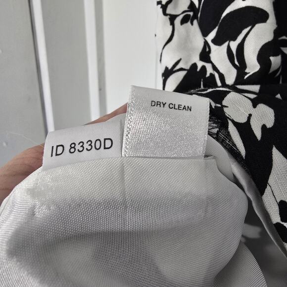 Ann Taylor Floral Linen Top Sleeveless Lined Sweetheart Neck Size 16 - Picture 6 of 11